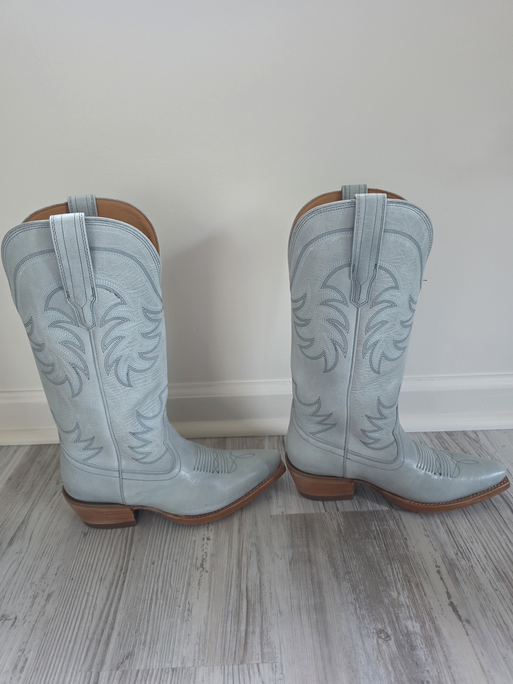 Light Blue Tecovas Boots - Picture 3 of 4